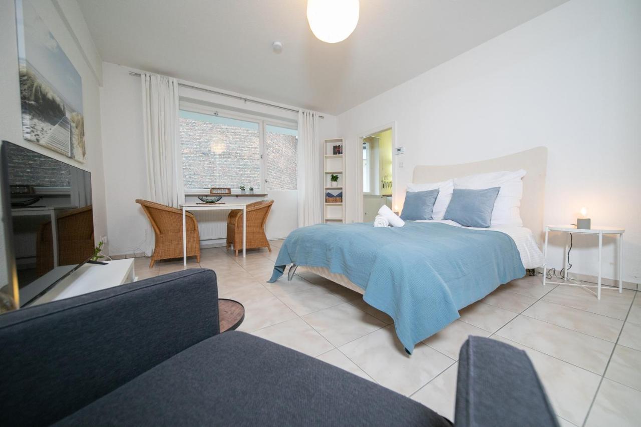 Apartment Blue - Zentral Und Gut Angebunden Düsseldorf Esterno foto