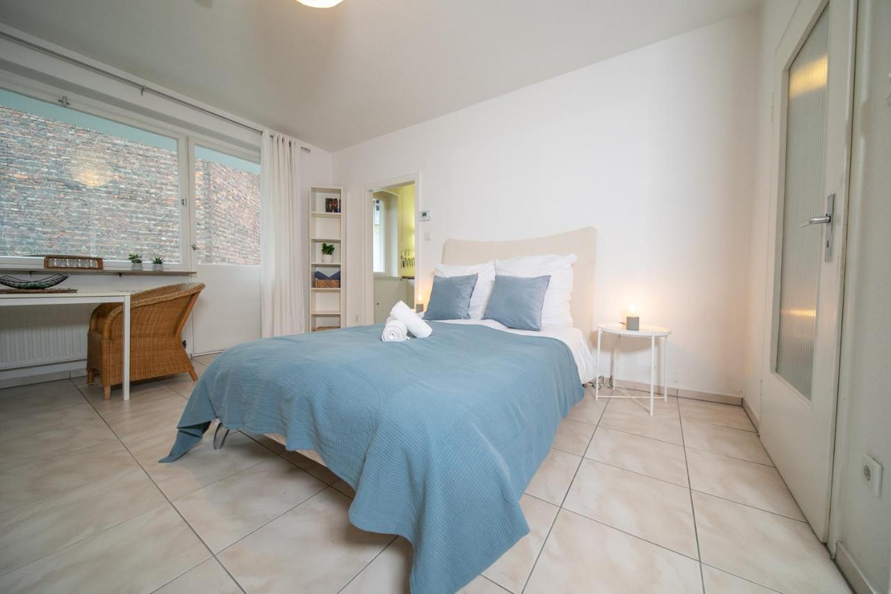 Apartment Blue - Zentral Und Gut Angebunden Düsseldorf Esterno foto