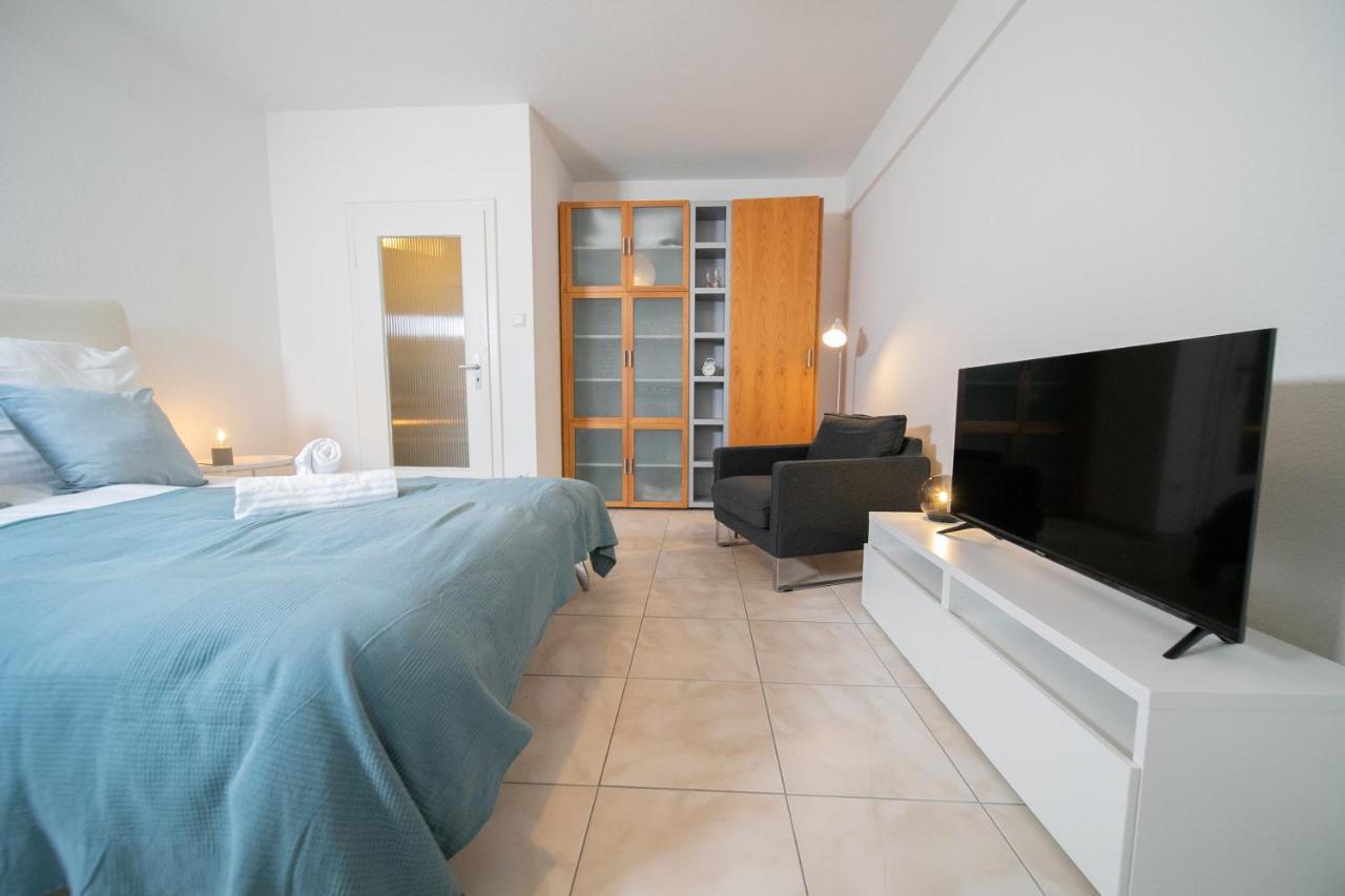 Apartment Blue - Zentral Und Gut Angebunden Düsseldorf Esterno foto